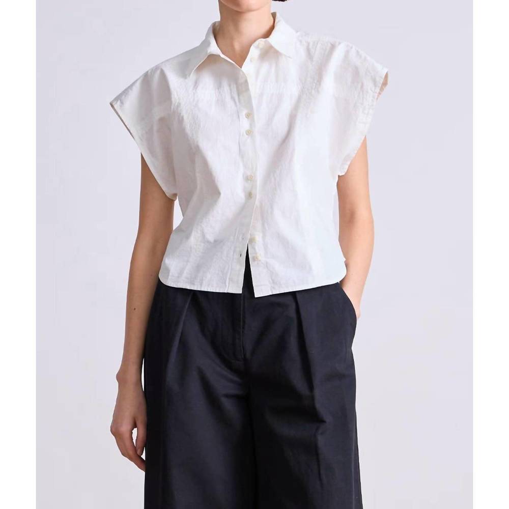 NEW APIECE APART toni top in cream